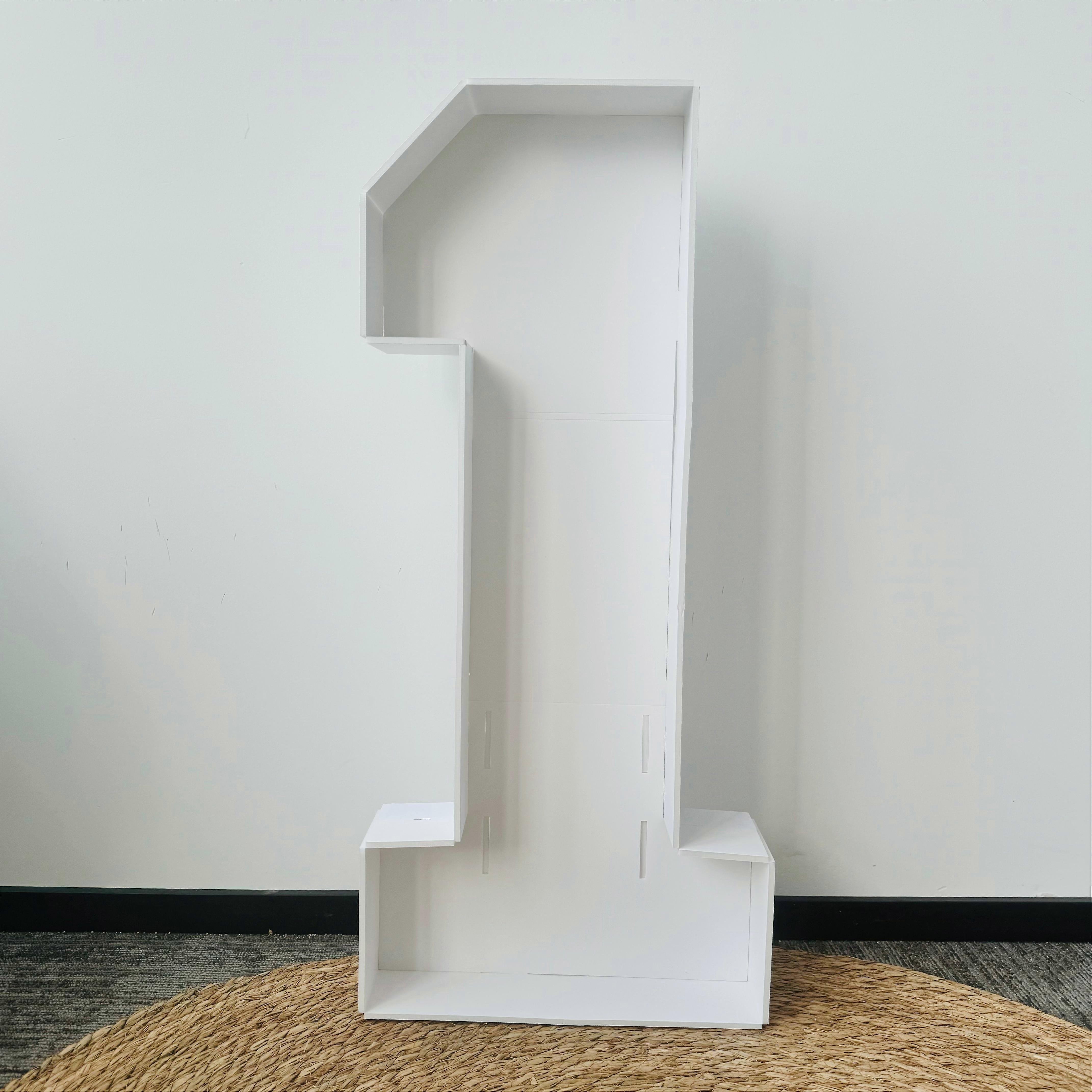 1PC 73cm/28.74inch Marquee Balloon Frame KT Board Numbers 0-9– Large 3D Standee for Birthdays, Anniversaries, Graduations – DIY