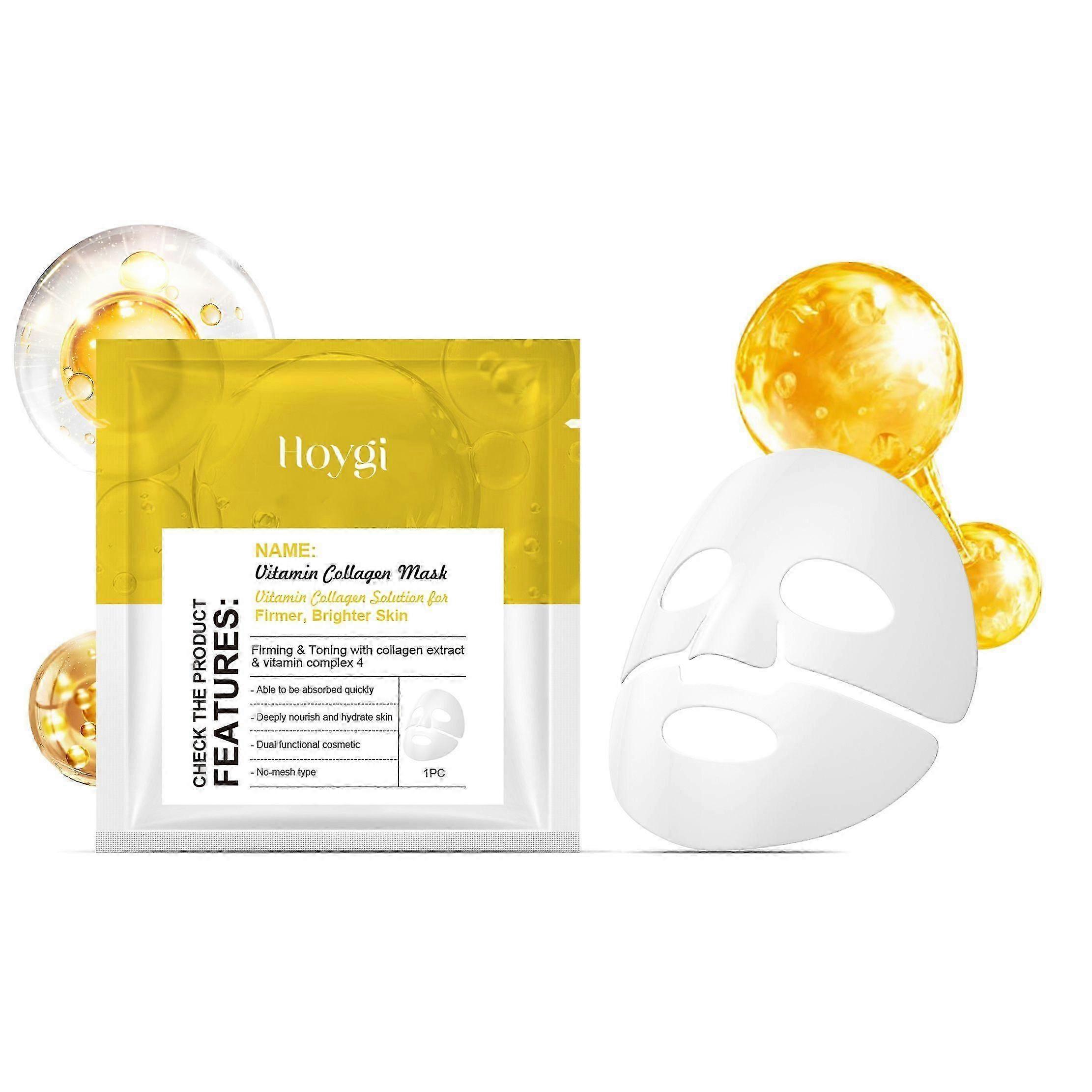 Hydrating Collagen Facial Mask with Niacinamide & Panthenol for Firm, Elastic, and Nourished Skin