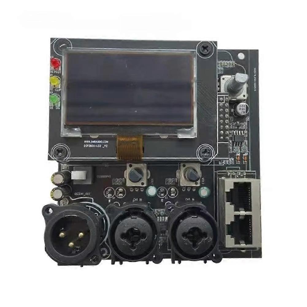 CQ380 Stage Professional Power Amplifier DSP Digital Audio Processor for Power Amplifier Sound Column Line Array Audio