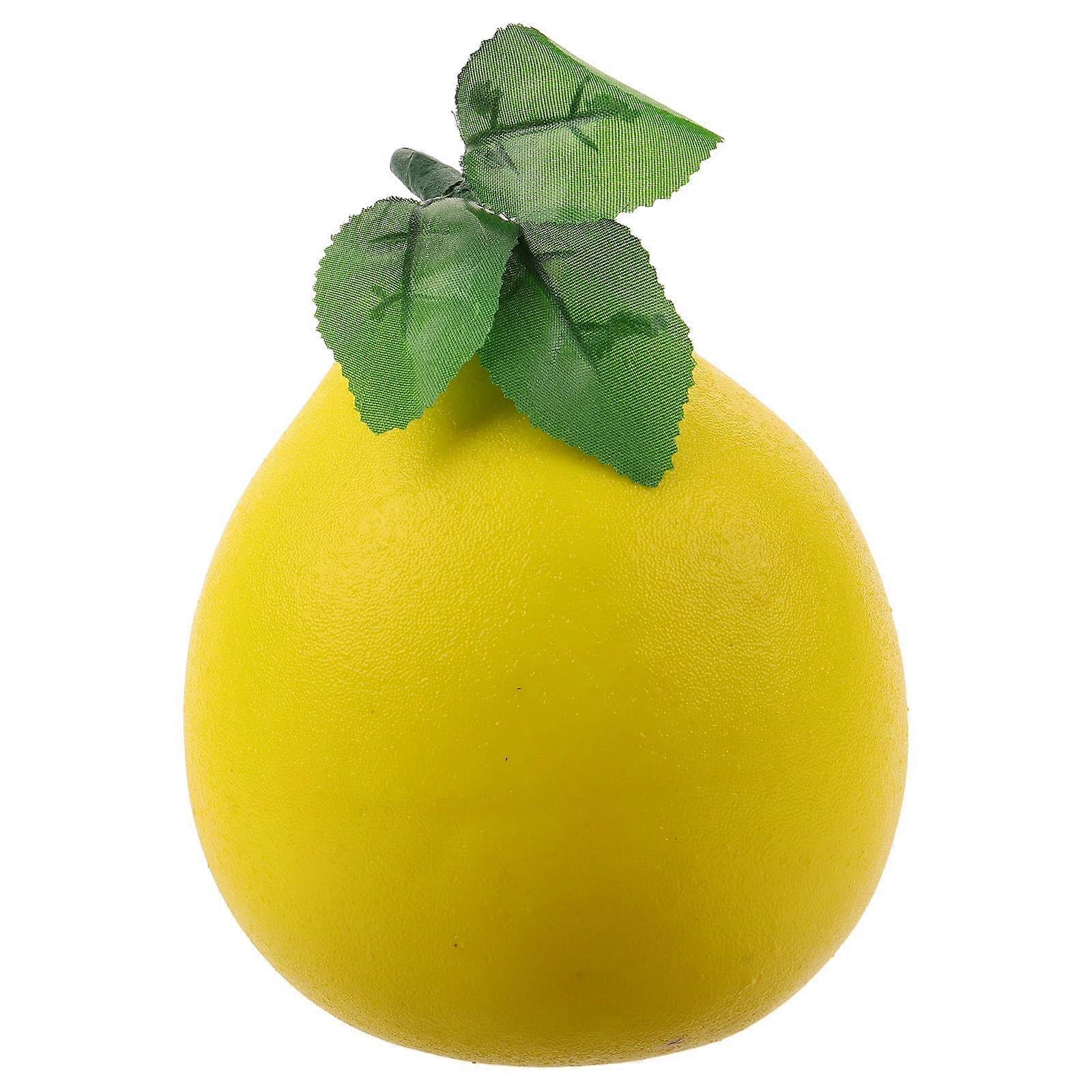Artificial Pomelo Fake Grapefruit Lifelike Foam Fruit Prop for Photography and Home Display