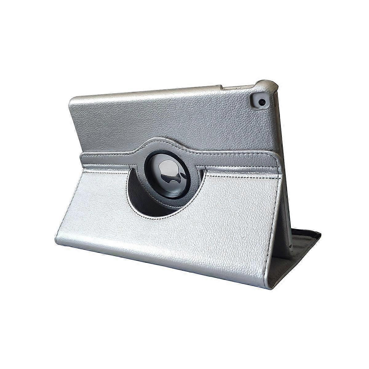 Case For Ipad 2020 8 10.2" Silver For 9" Litchi Texture Rotating Leather No1423