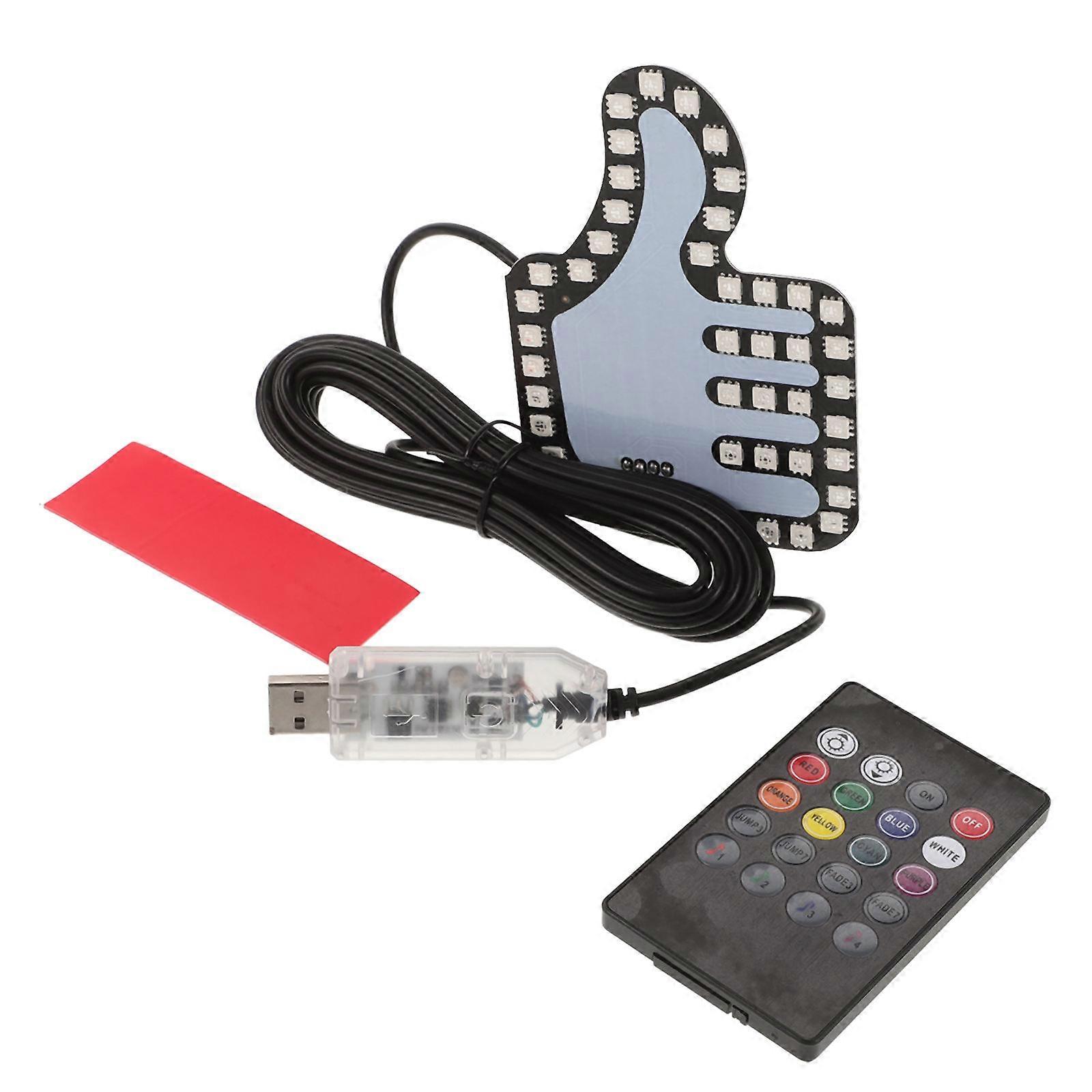 Finger Light Hand Gesture Light for Car Safety