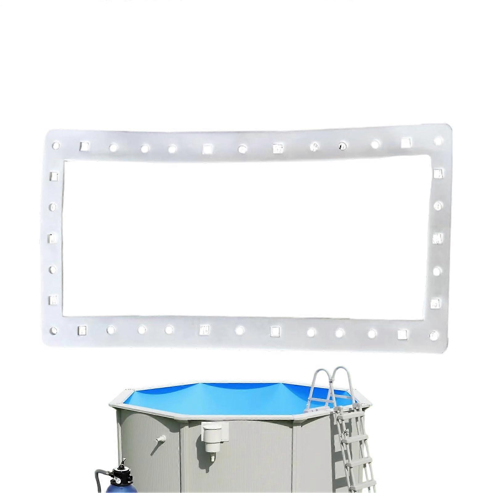 Universal Pool Skimmer Gasket and Seal, DoubleSided EVA LeakReducing Wall Replacement