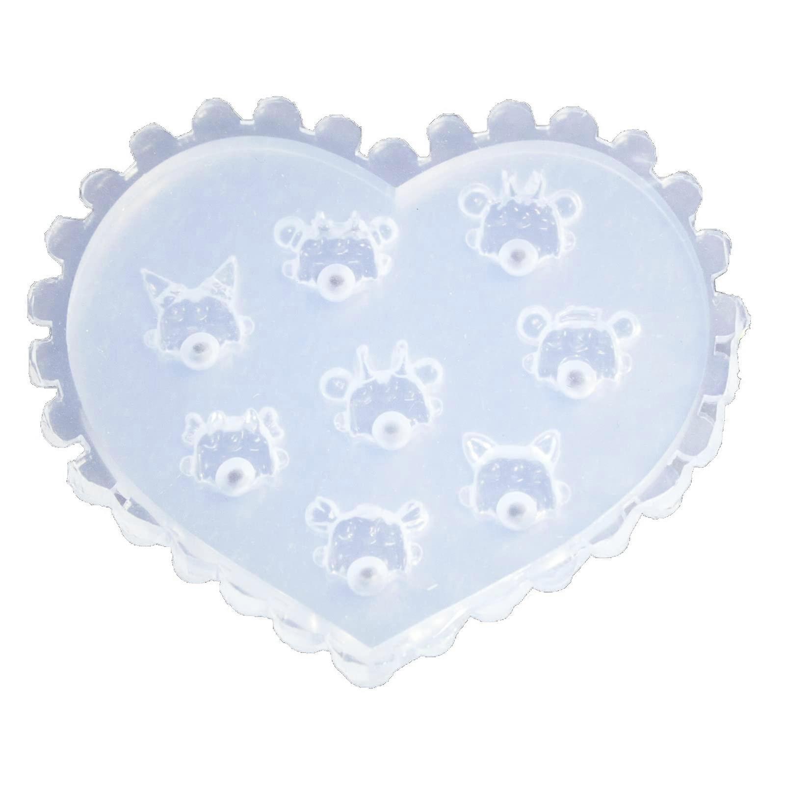 3D Silicone Nail Art Mold with Multiple Pattern Options, Flexible EasyRelease Durable Design