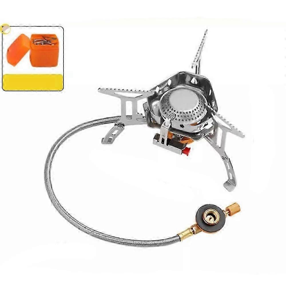 Moose Rocket Stove, Outdoor Portable Double-Layer Windproof Three-Burner Stove