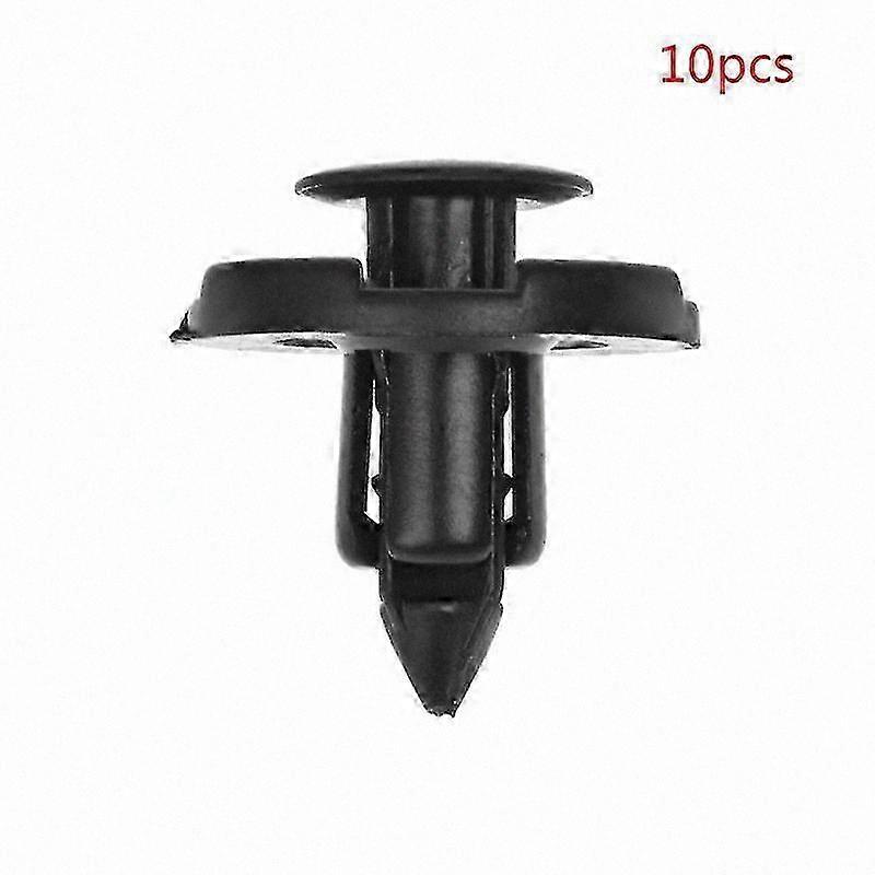 10pcs Black Nylon Rivet Fasteners for Trim Board Panel Retainers