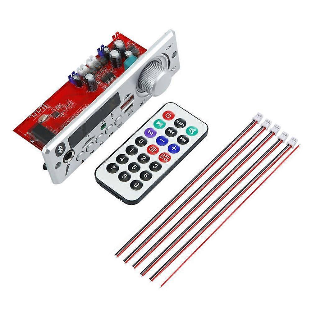 2x40w Wirelessly Decoding Board Color Screen for Singing Recording Call Losslessly Board with Remote Control