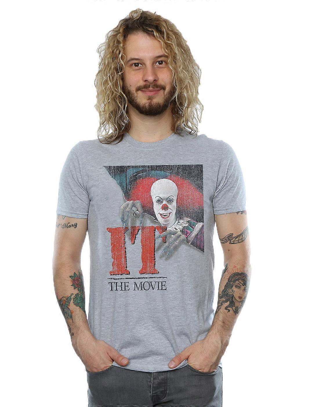 It (1990) Men's Distressed Poster T-Shirt