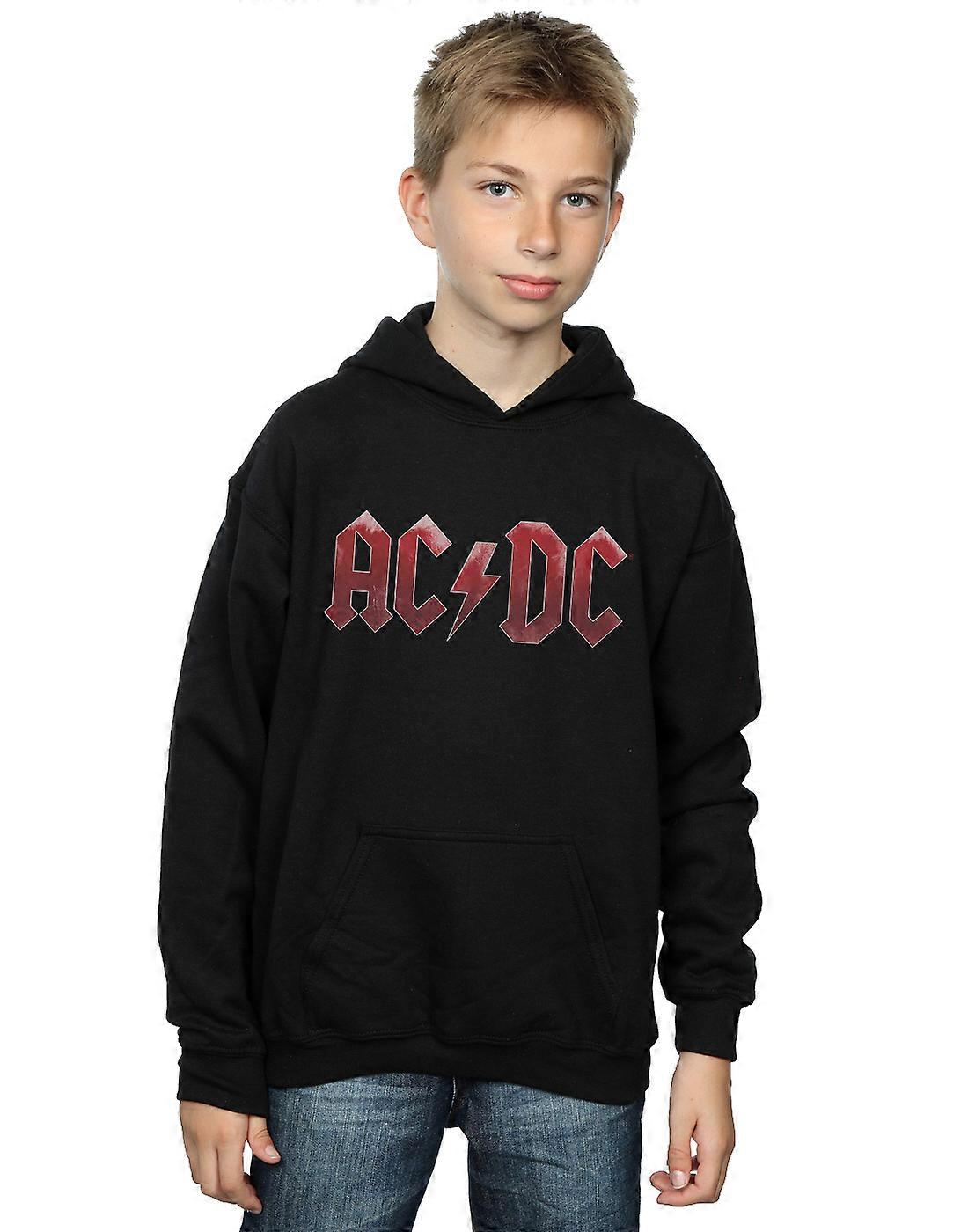 AC/DC garçons glace rouge Logo Hoodie