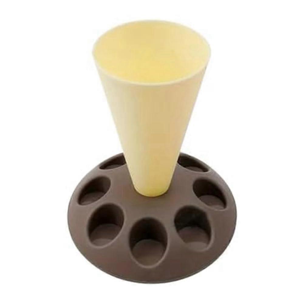 Cake Decorating Tools Piping Bag Holder with 8 Nozzle Slots Plastic Stand Keeps Countertop Clean