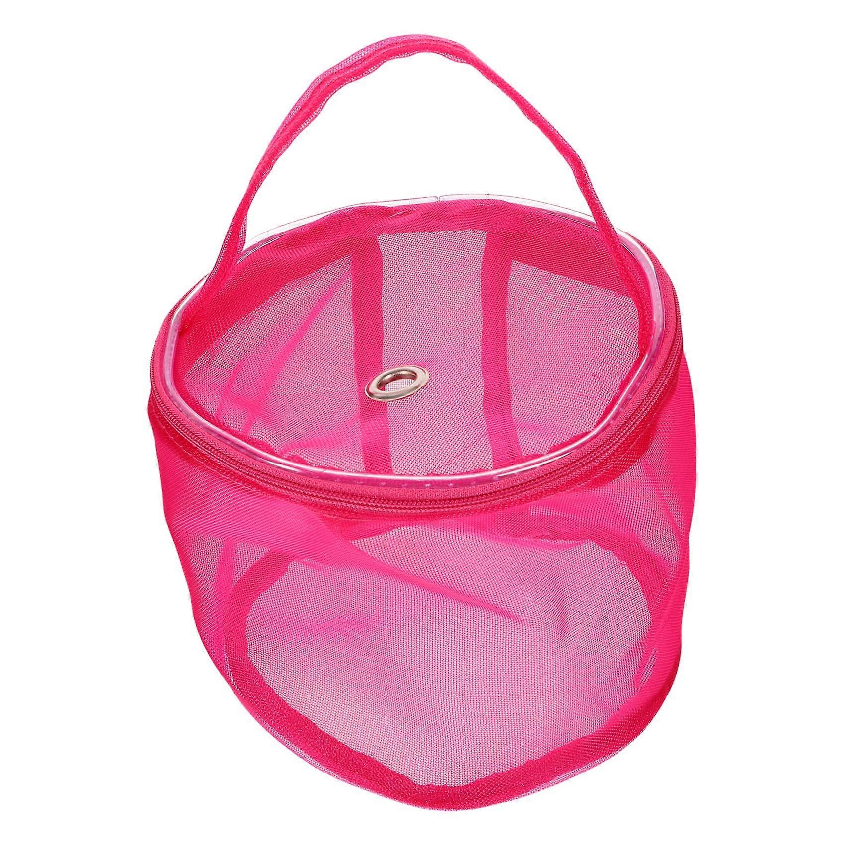 Yarn Storage Bag with Tangle Dispensing and Crochet Hook Organizer Tote for Knitting Projects