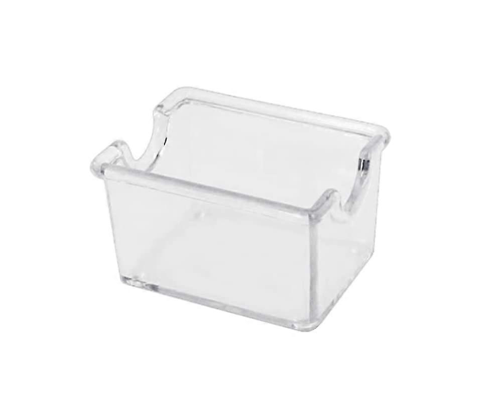 Tea Bag Holder and Sugar Packet Organizer, Compact Plastic Storage Box for Kitchen or Office