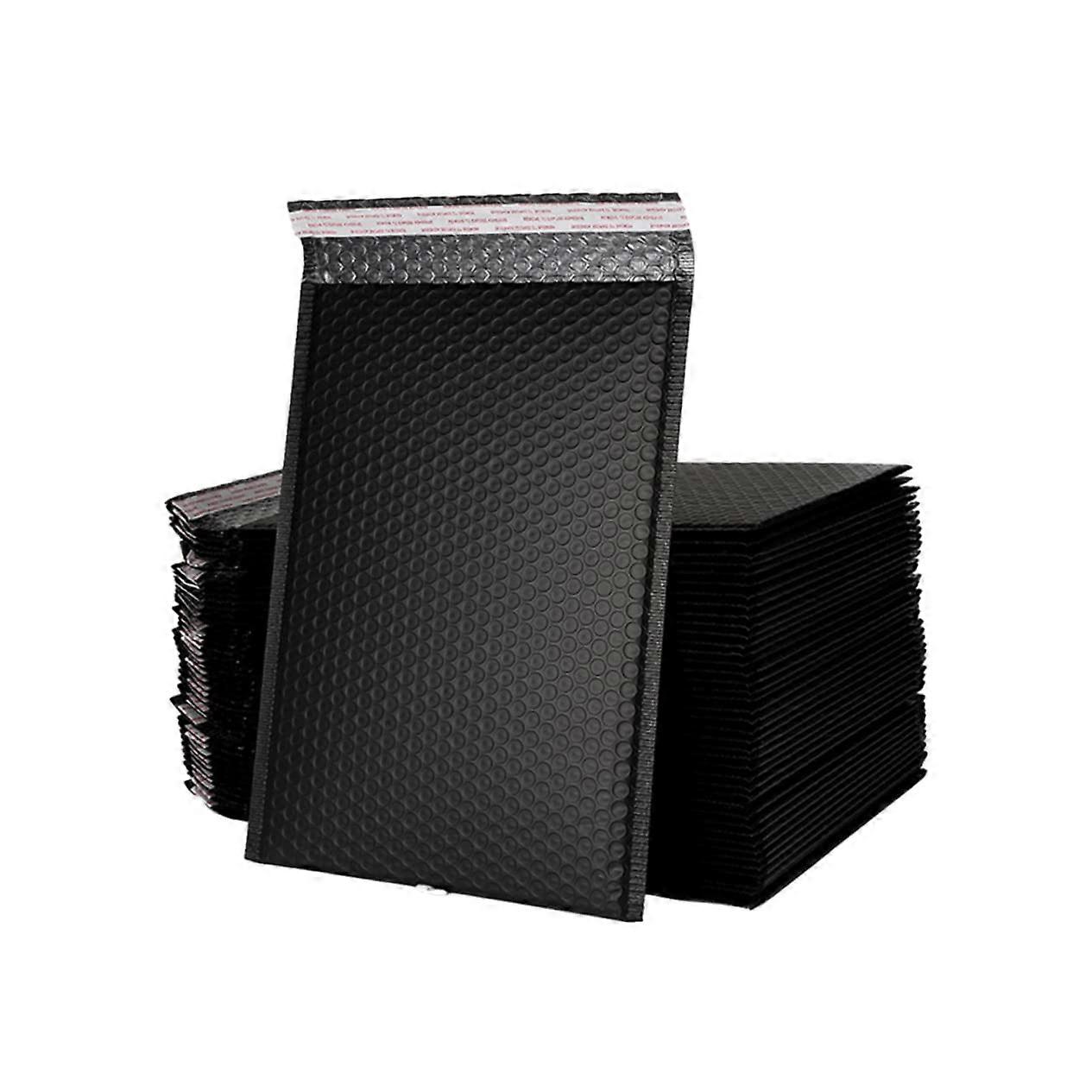 25pcs Black Bubble Mailer Pouch Waterproof Padded  Envelopes with TearResistant Seal