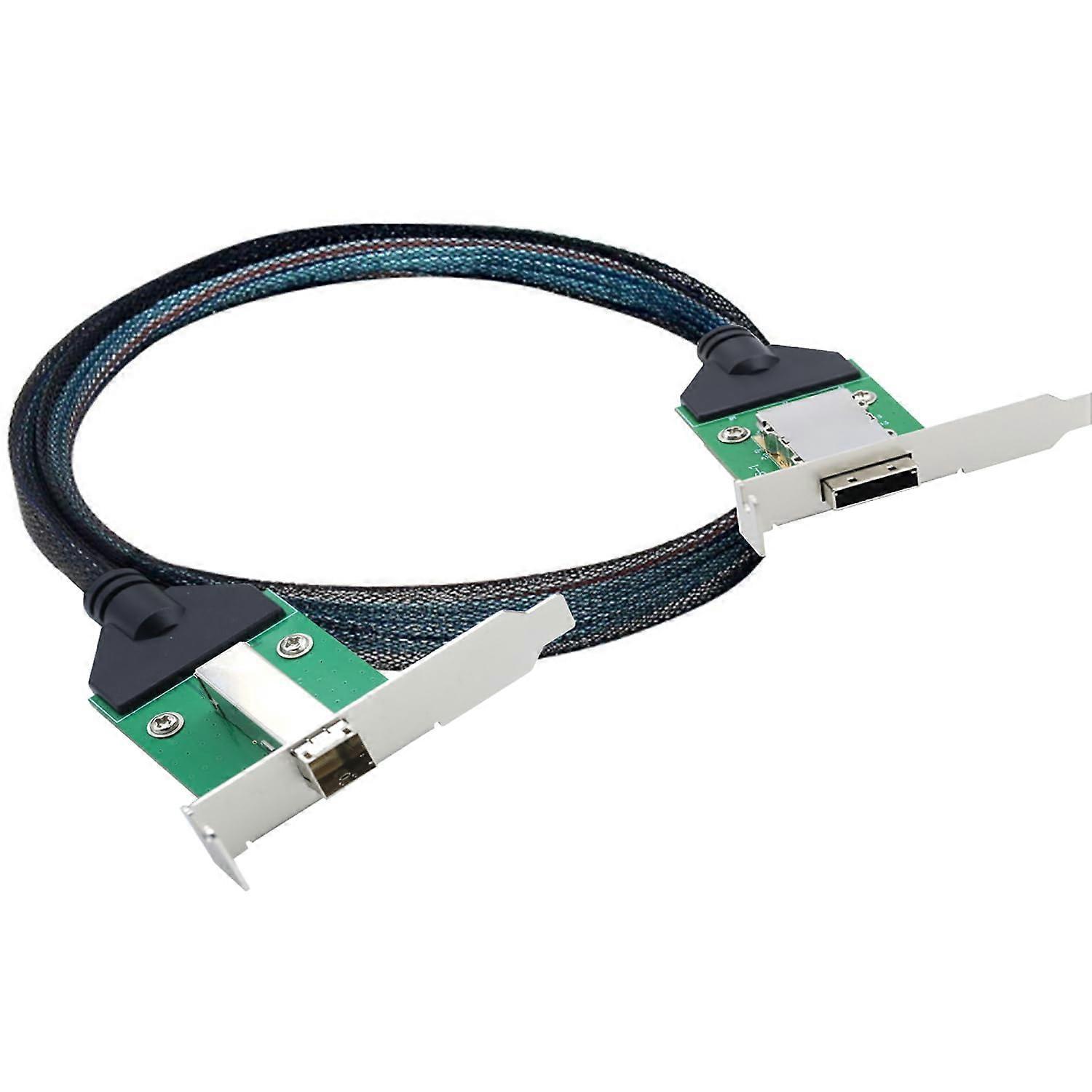 Mini SAS Extension Cable SFF8088 to SFF8644 Low Profile Bracket 0.5m Speed