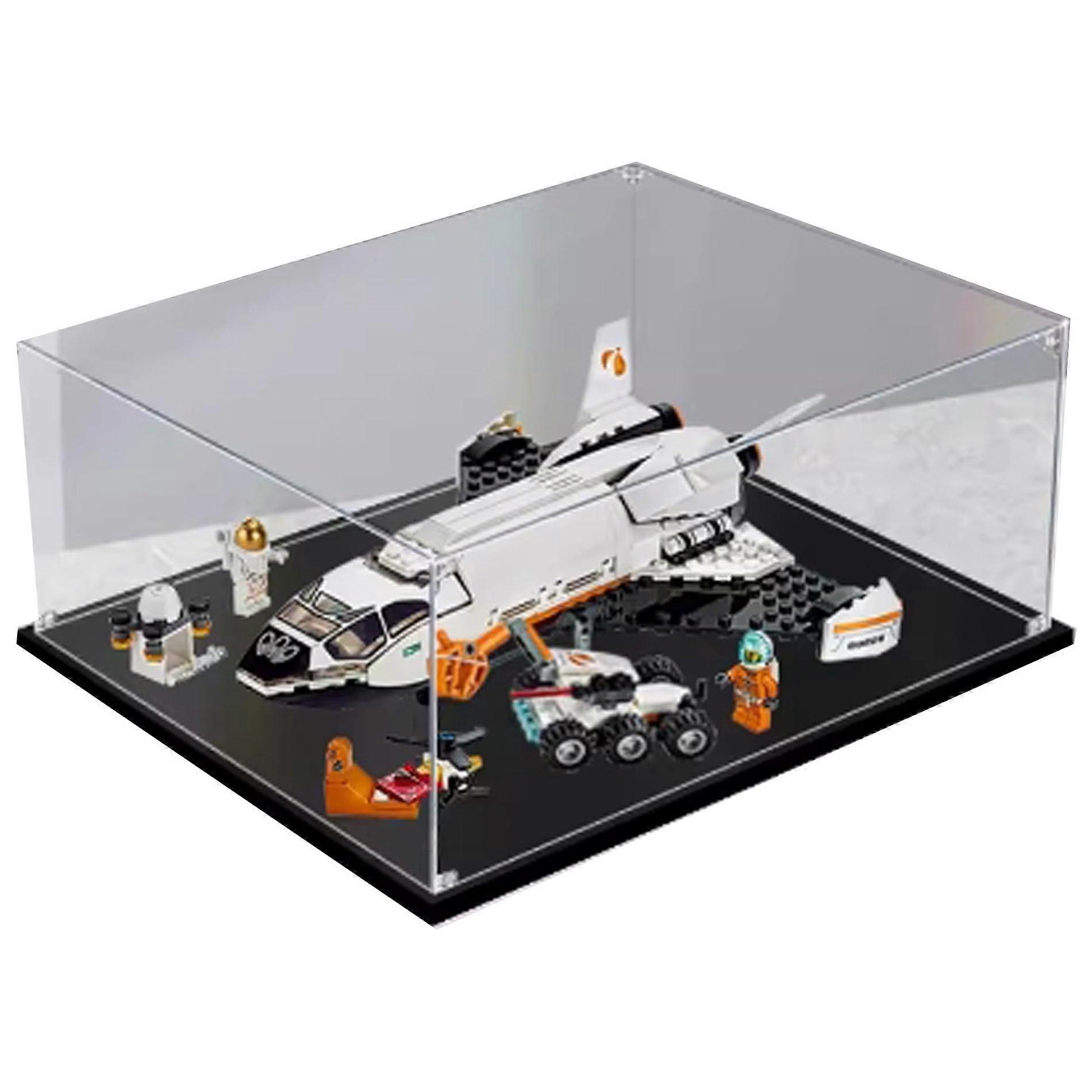 Acrylic Display Box for  60226 Space Shuttle, Clear Dustproof Display Case for  3mm Collectible Storage