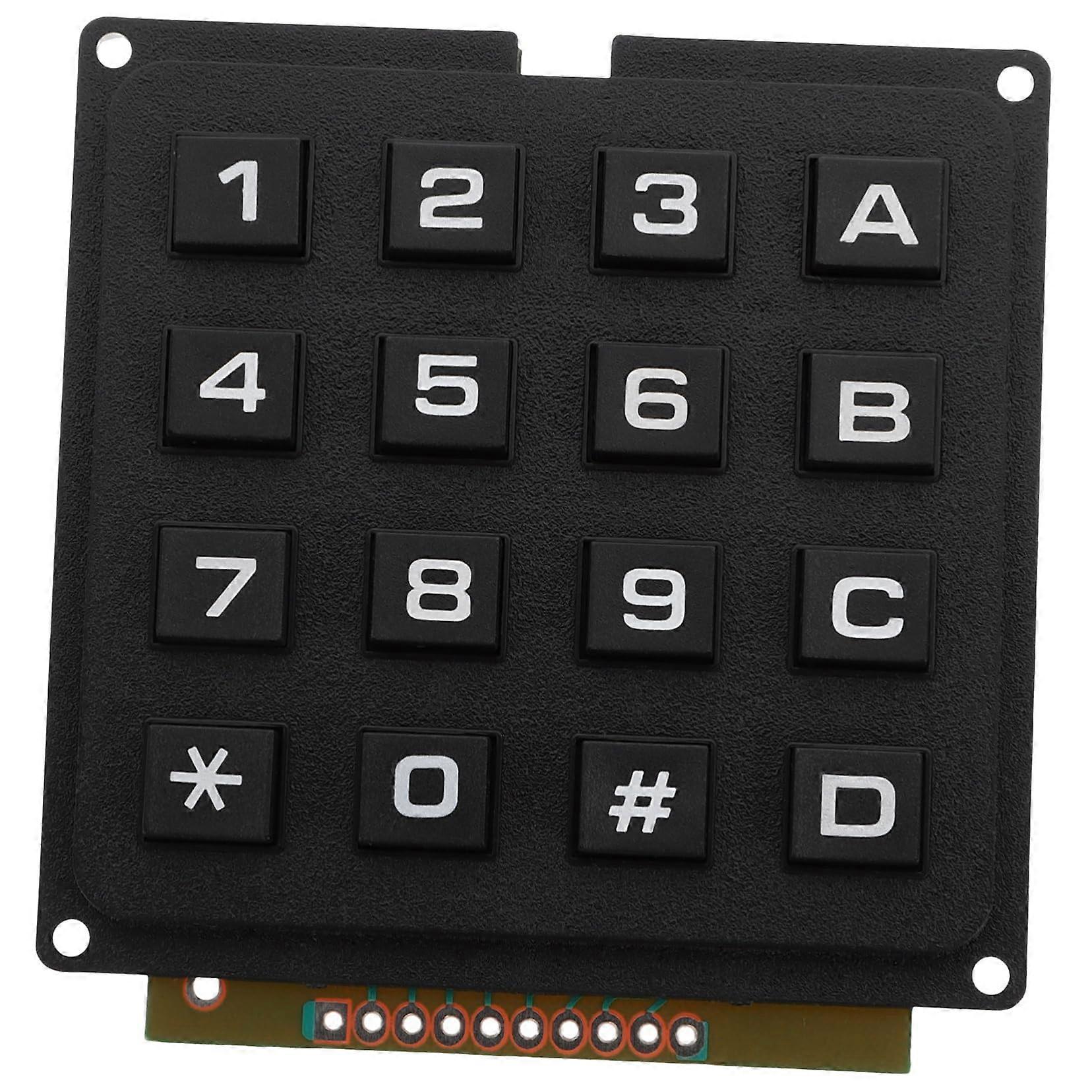 Industrial Keypad Module 16Key Durable Design for Factory Control and Microcontroller Use