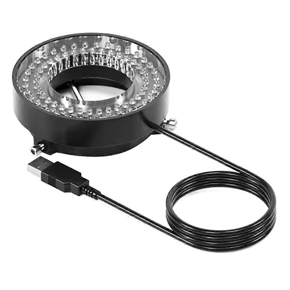 Mechanic Microscope LED Ring Light Illuminator Lamp 64 Pcs Adjustable LED USB Illuminator for PCB Soldering Repair