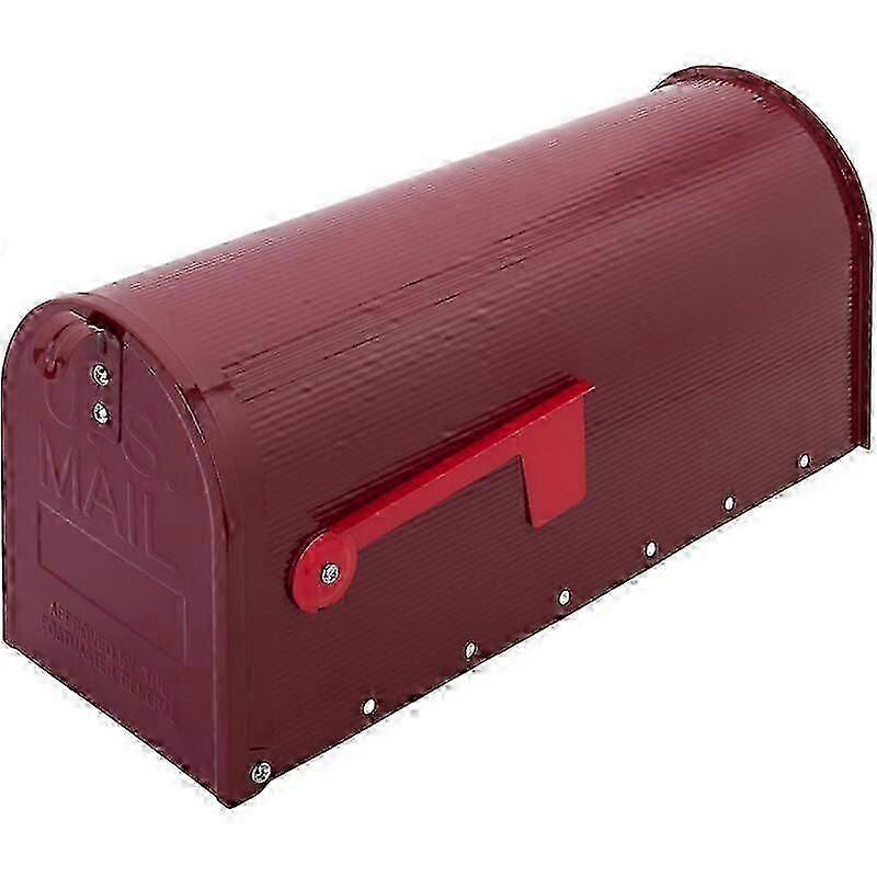 US Mail Aluminum Mailbox for American Post Red