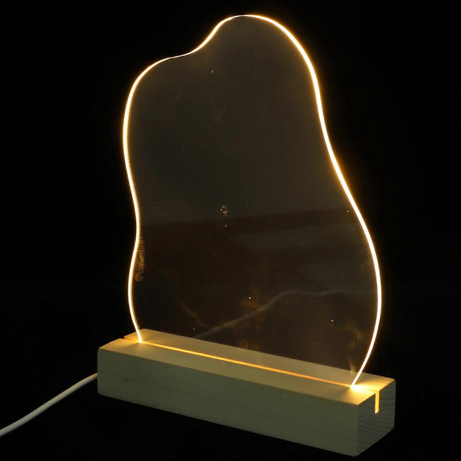 LED Message Board Acrylic Writing Board for Home Use with Light