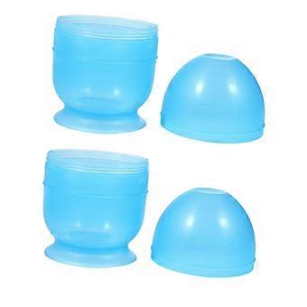 Hair Dye Mixing Bowl Set 2Piece Plastic with Graduated Scale Reusable for Salon and Home Use