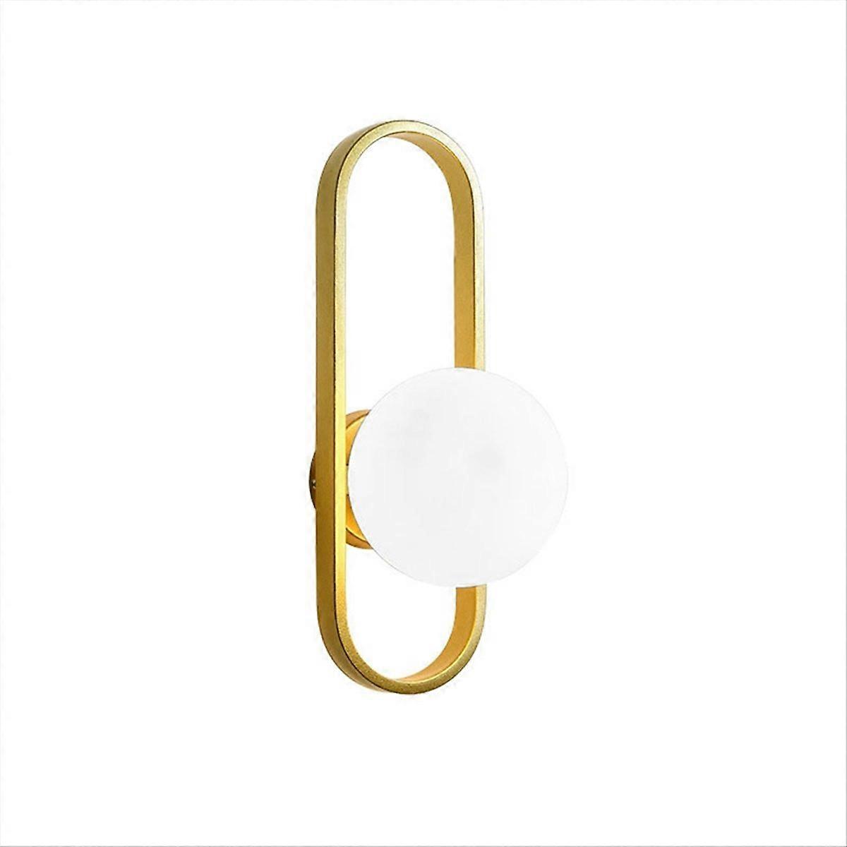 Bedside Lamp Modern Background Wall Lamp Gold (Without Light)