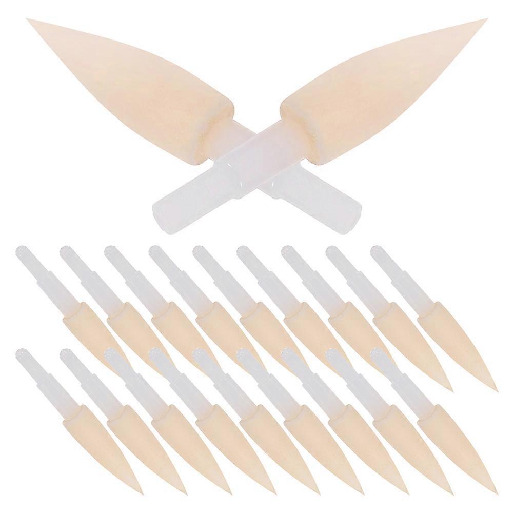 Calligraphy Pen Sponge Tips for Writing Use 25Pcs Soft Brush Pen Replacement