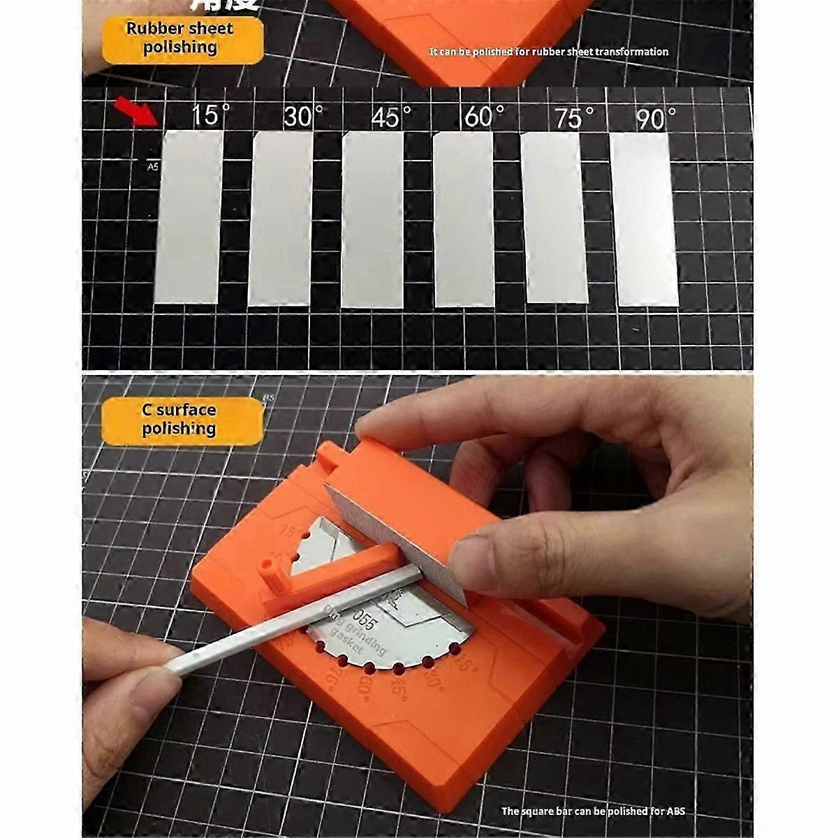 Adjustable Sanding Tool for Edge Polishing and Hobby Crafting with Multi-Angle Functionality