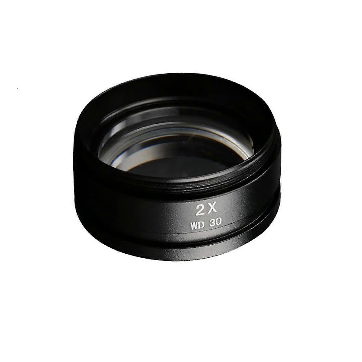 Stereo Microscope Objective Lens 2X Enhanced Magnification for Mechanical Precision Inspection