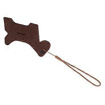 Portable Dog Waste Poop Bags Dispenser with Roll for Outdoor Use Brown