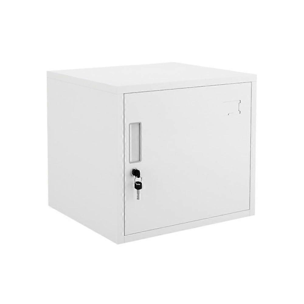 Locking File Cabinet with Password Security, Compact Iron SingleDoor Office Storage Printer Stand