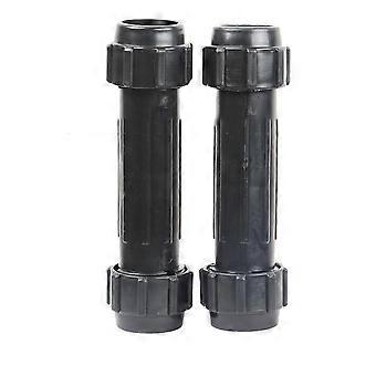 Boat Aluminium Alloy Accessories Universal Screw Joint Tool Durable Pipe Diameter 28mm Paddle Connector Anti-rust Black