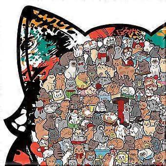 Cat Shaped Puzzle 135-Piece Cute Educational Toys Decorative Kids Toys For Boys Girls Family Home Indoor School