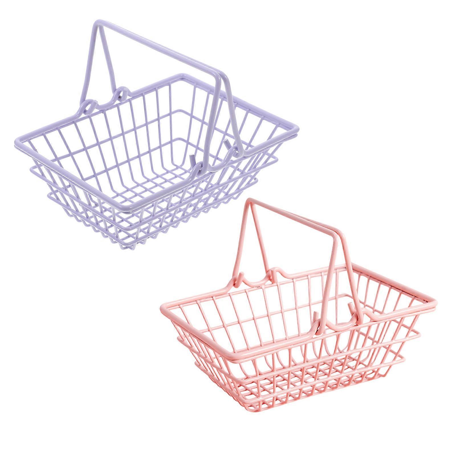 Mini cesta de compras infantil para 2 pessoas.
