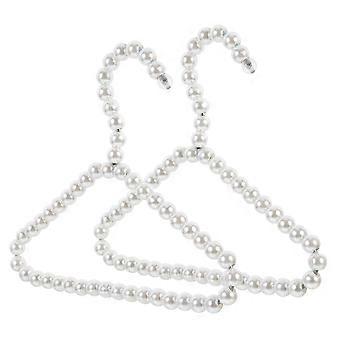Pearl Hangers Kleiderbügel für kleine Hundekleidung, 4 Stück, weiß