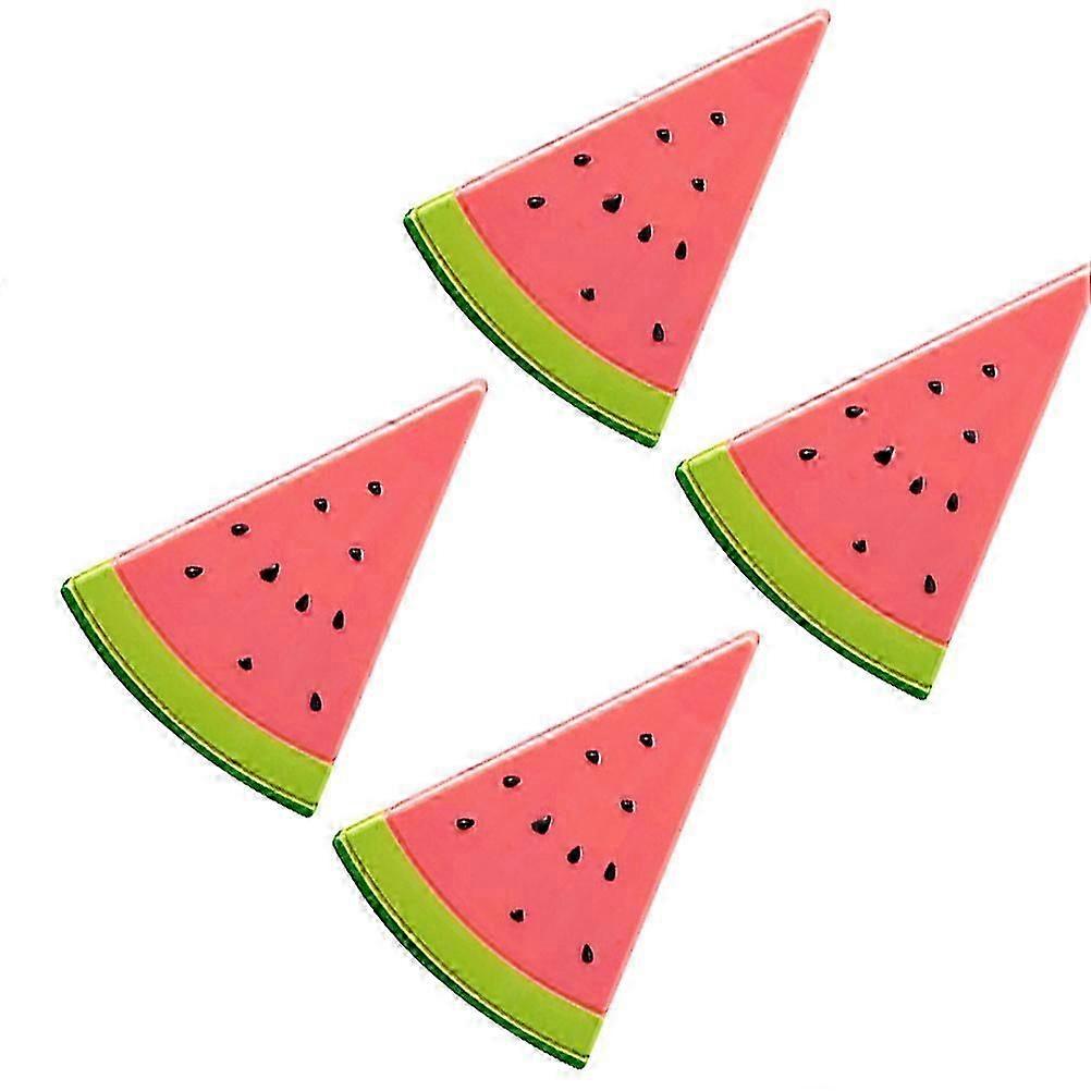 Watermelon Shaped Clip Creative Clamp for Fixing Use 4Pcs Assorted Color