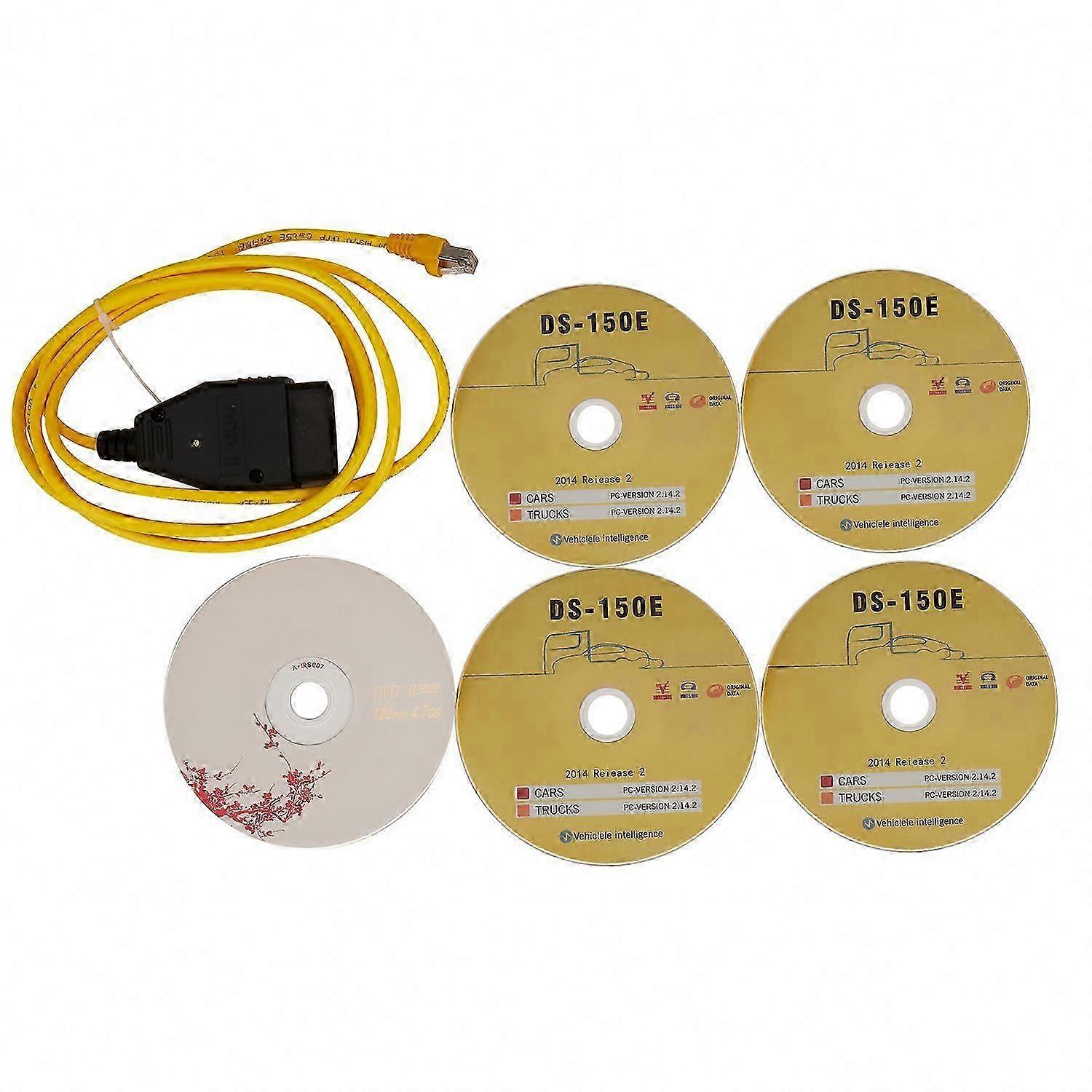 F-Series Diagnostic Interface Cable for ENET Ethernet to OBD Coding Adapter