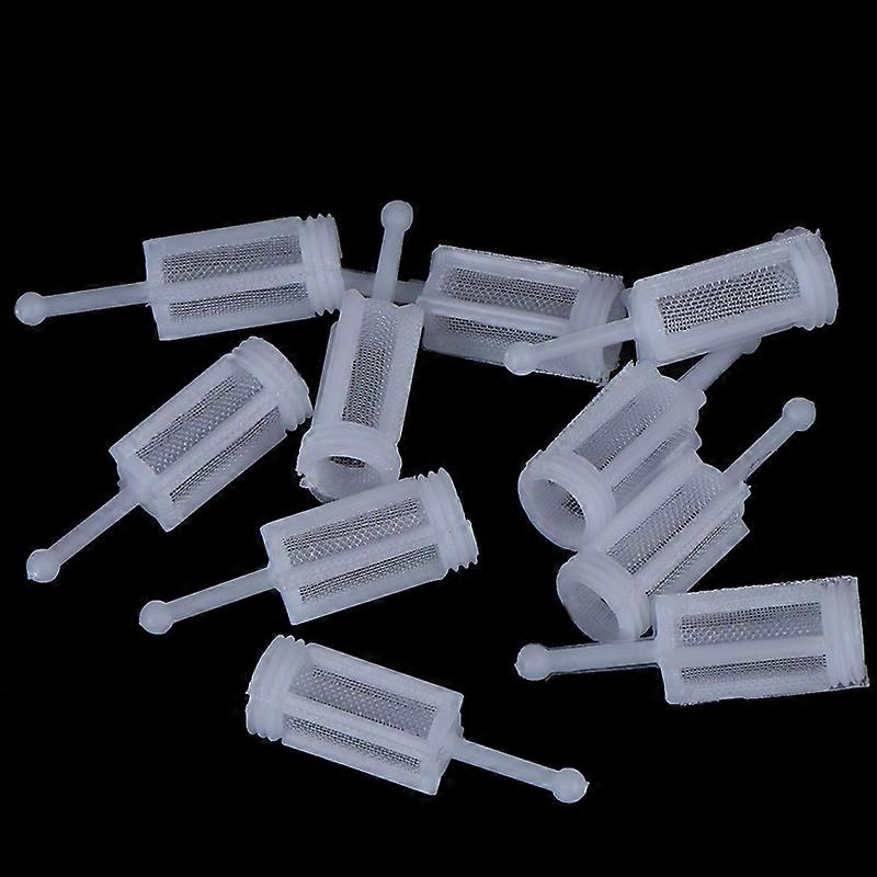 10pcs Plastic Gravity Type Spray Gun Spray Filter Pot Diameter 11mm