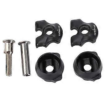 Bicycle Seatpost Clamp Adapter 7x9mm Conversion Clips Durable Lightweight Carbon and Steel Saddle Compatibility Easy Installation Pack of