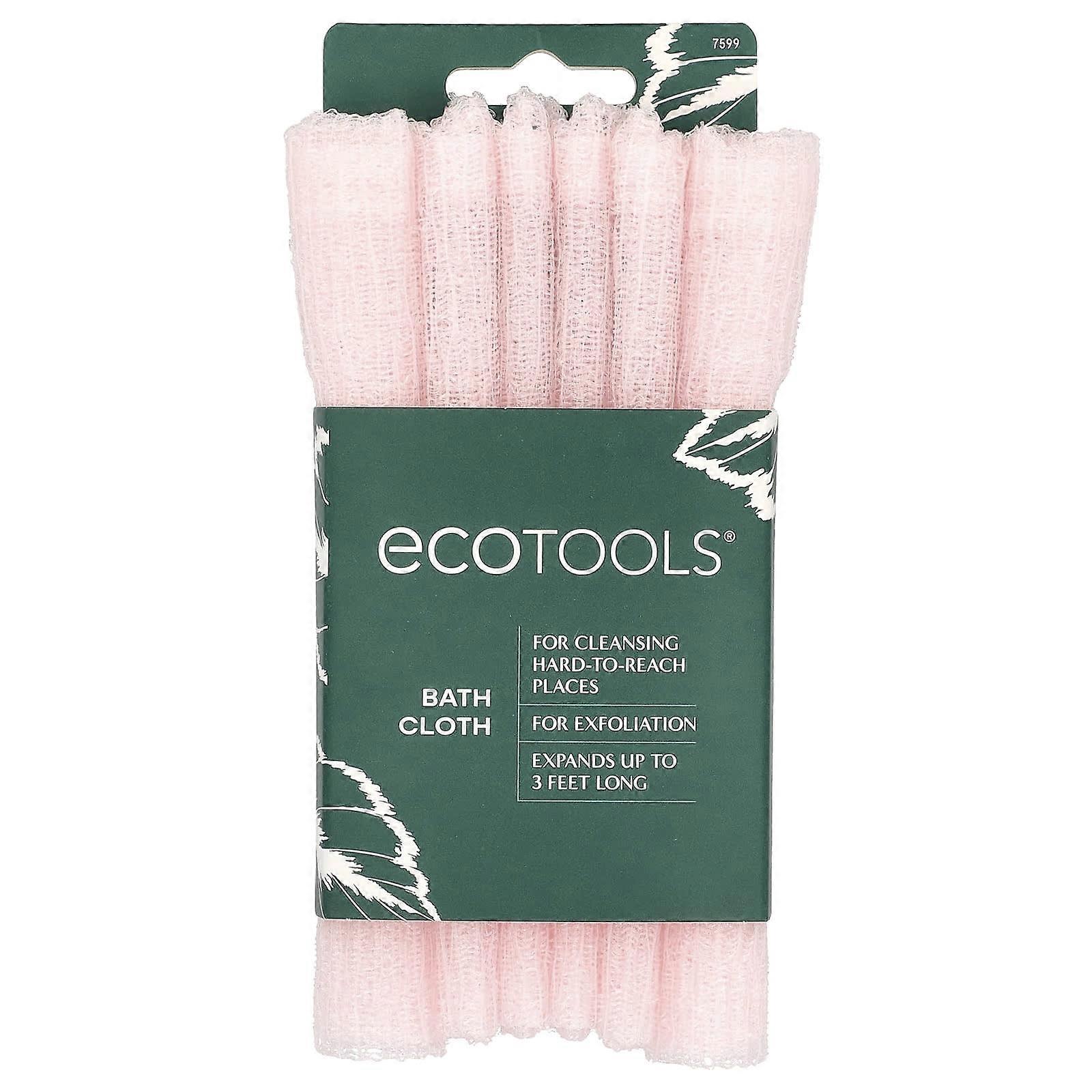 EcoTools, Bath Cloth, Pink, 1 Cloth, 4-Pack