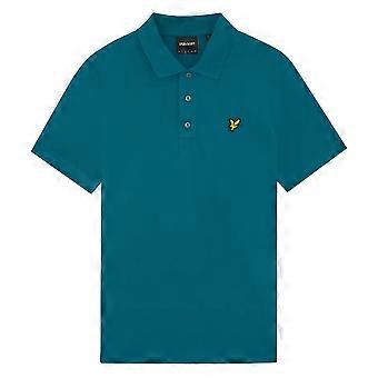 Lyle & Scott Plain Polo Shirt Lagoon