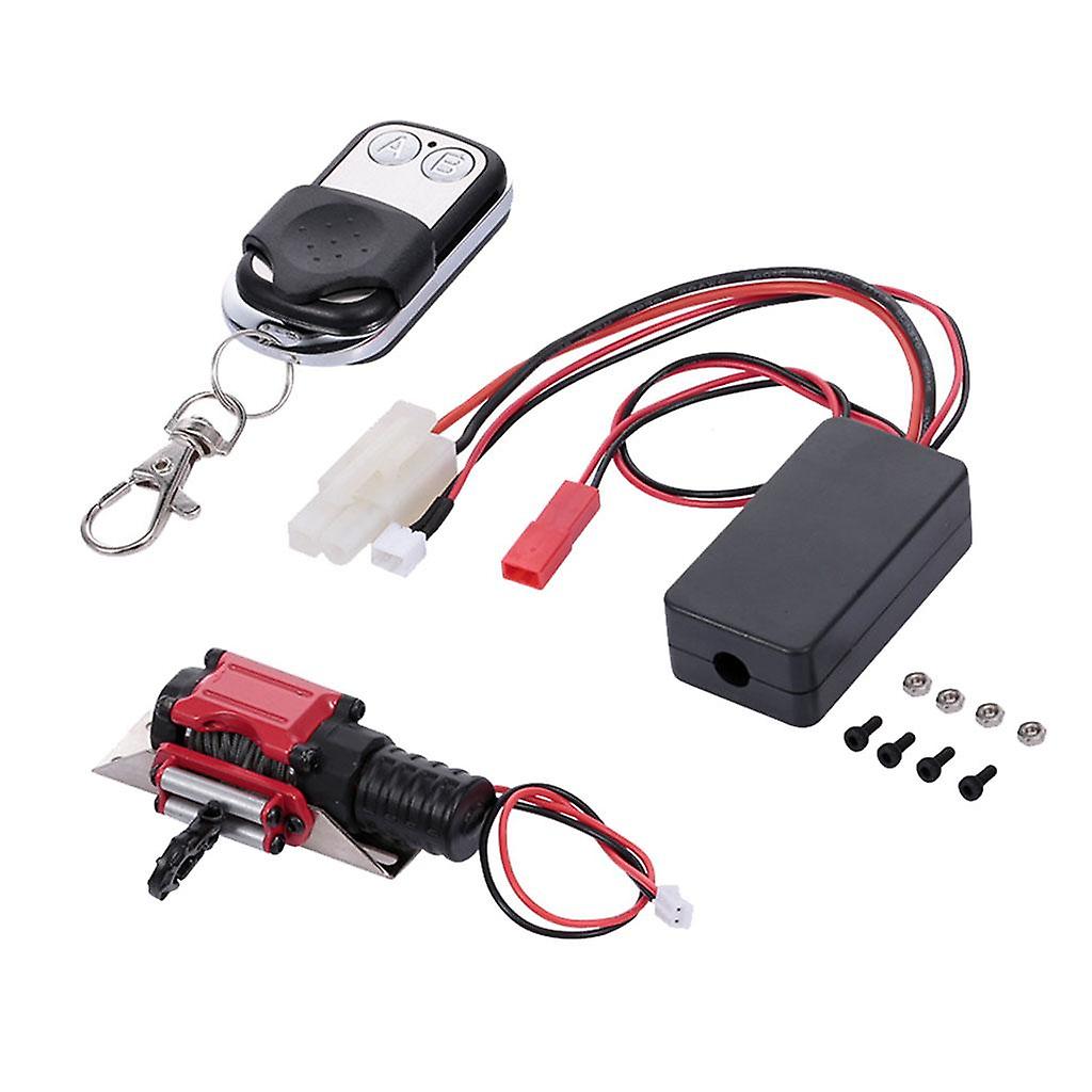 RC Winch & Remote Controller Receiver for 1/10 Axial SCX10 TRX4 D90 TF2 CC01