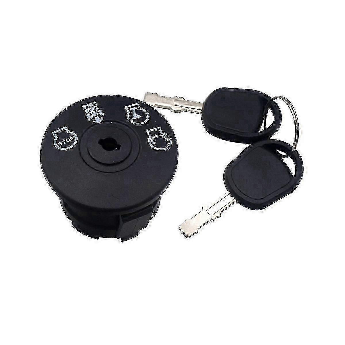 Keyed ignition switch for riding lawn mower tractor 4-position