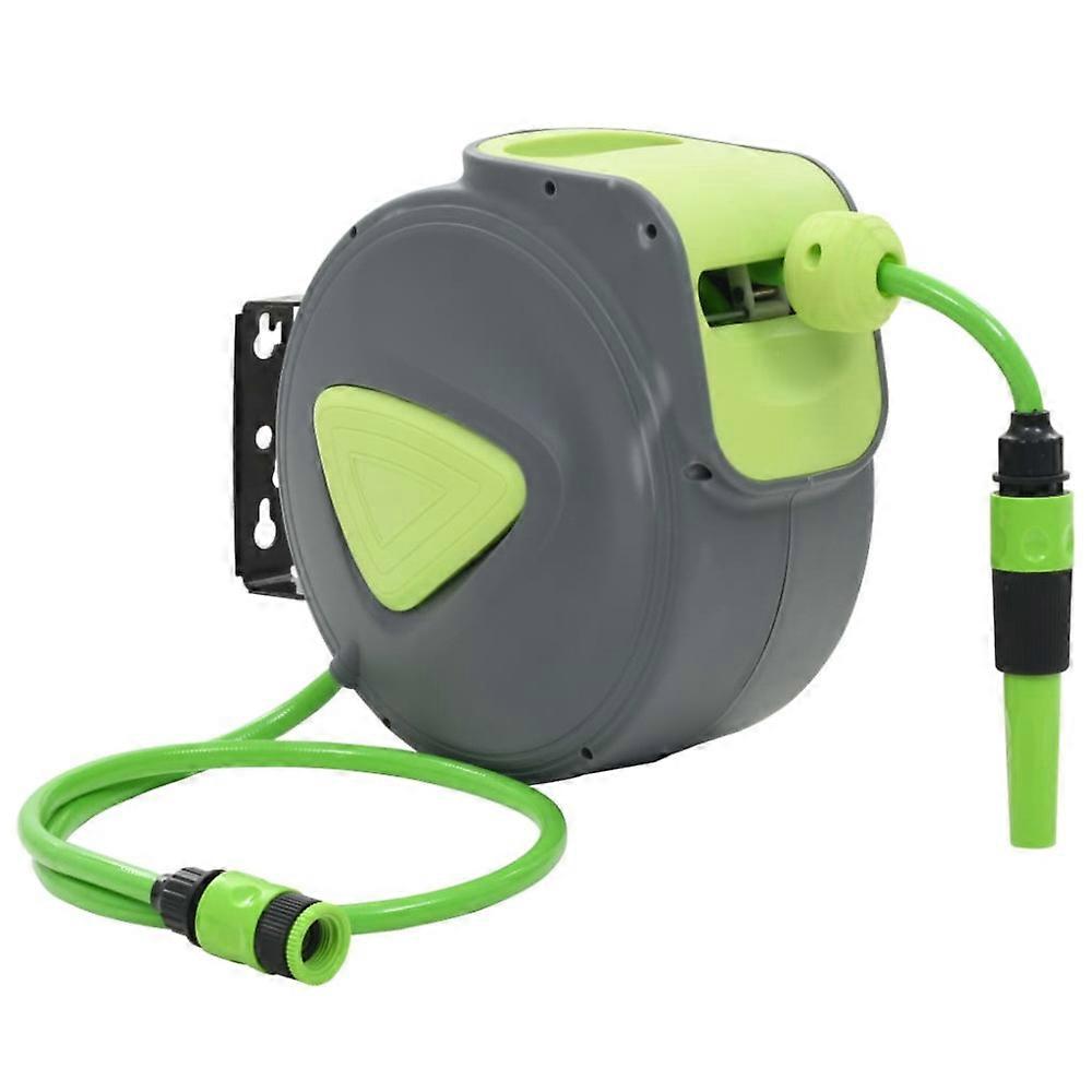 Automatic rewind hose reel, wall-mounted, 10+1 meters