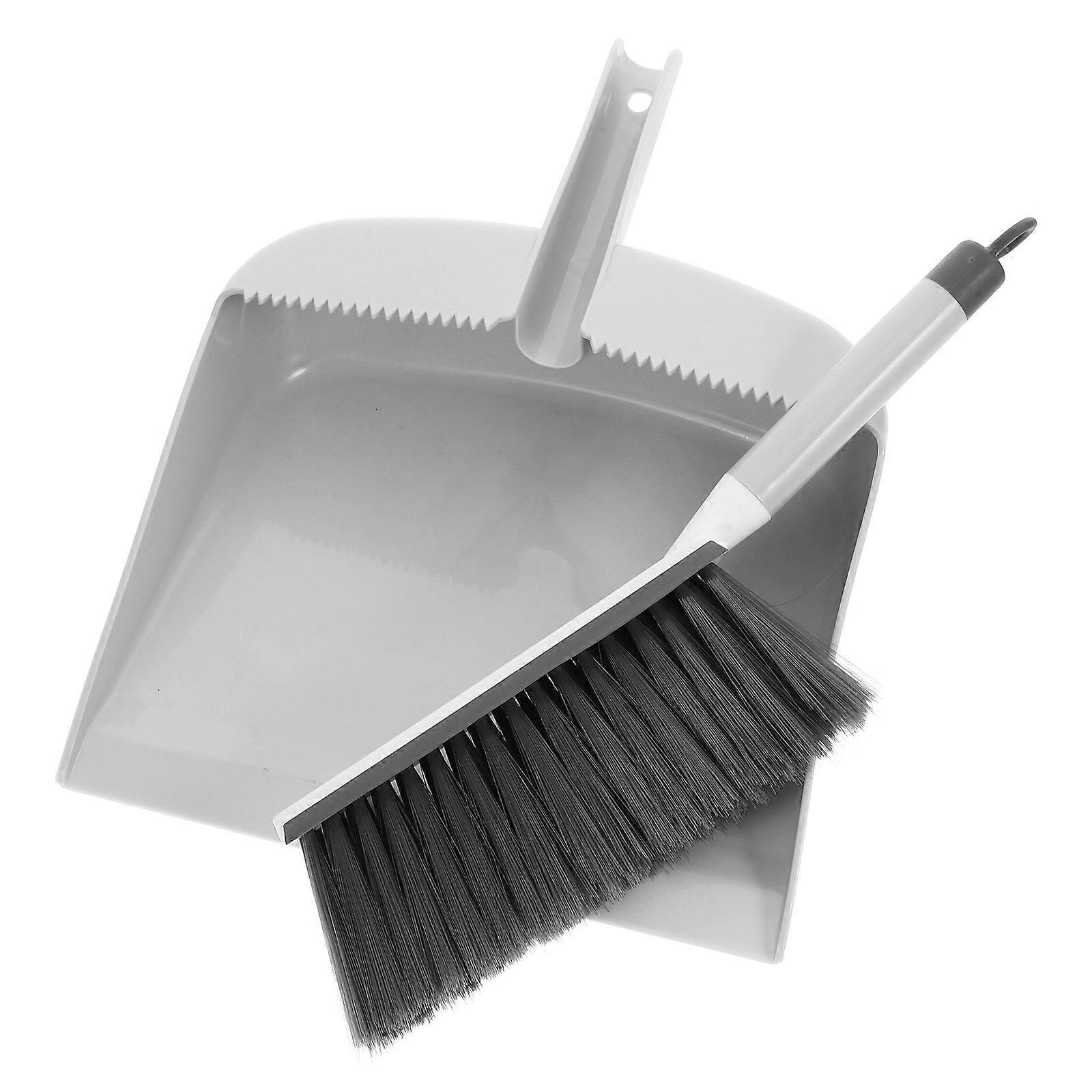 Cleaning Brush Set Mini Broom and Dustpan for Table Desktop Use 1Set