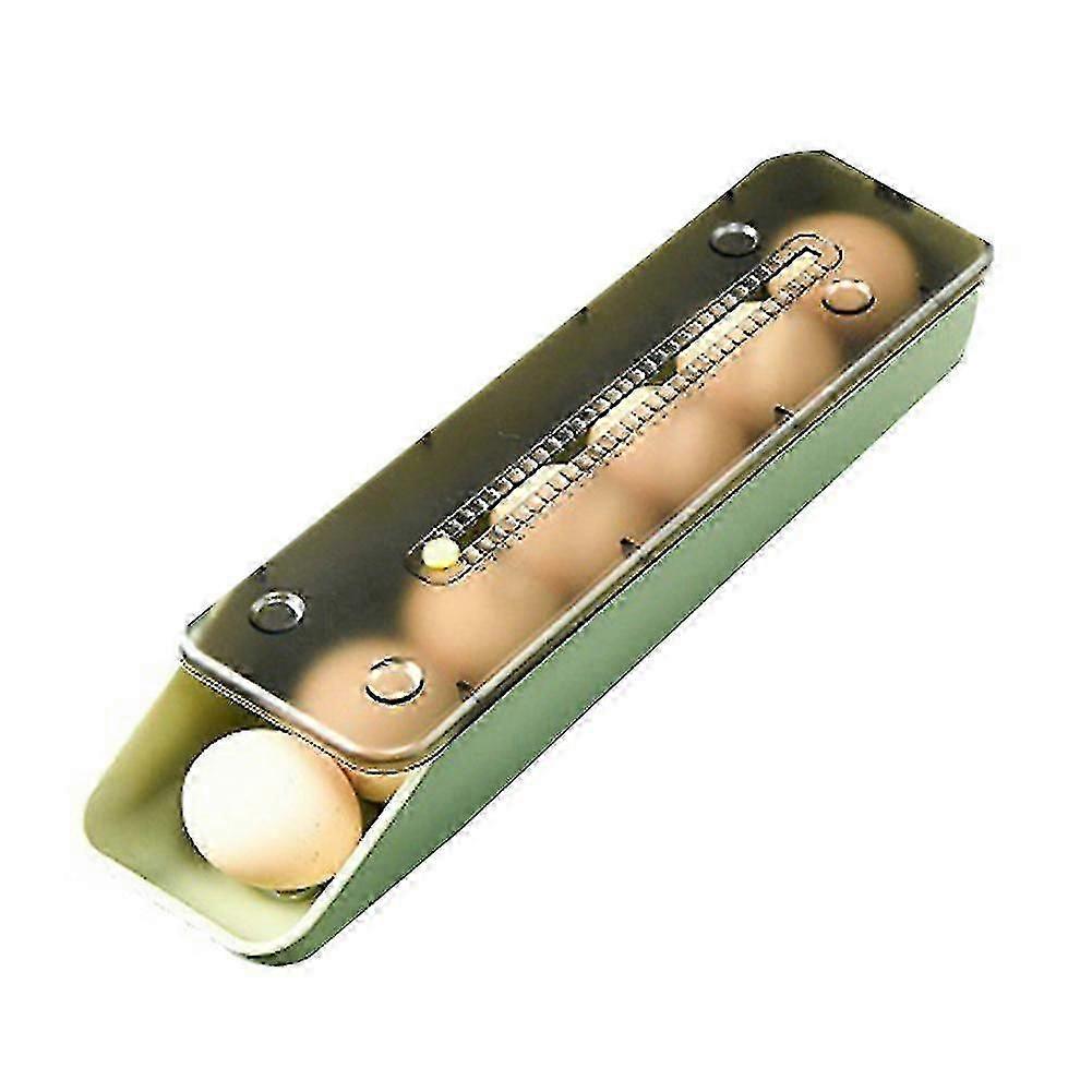 Automatic Rolling Egg Storage Box Storage Container Kitchen Fridge Storage Organization Eggs Holder