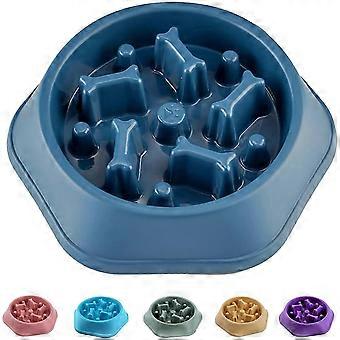 Slow Feeder Hundenäpfe Futterstopp Blähungen Anti-Schlucken Gesunde Ernährung Interaktiv Anti-Rutsch-Hund Slow Feeder Pet Bowl Slow Eating für kleine mittelgroße Hunde