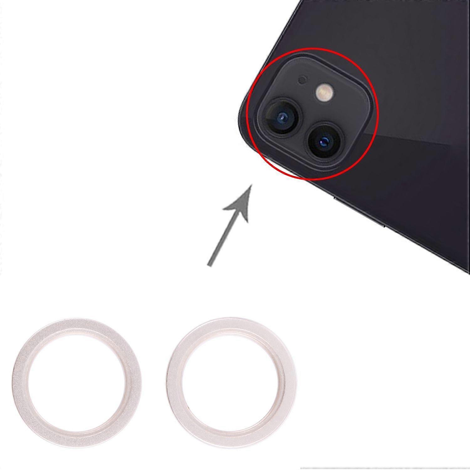 For Apple iPhone 13 Back Camera Security Ring 1 Pair Accessory Workshop White