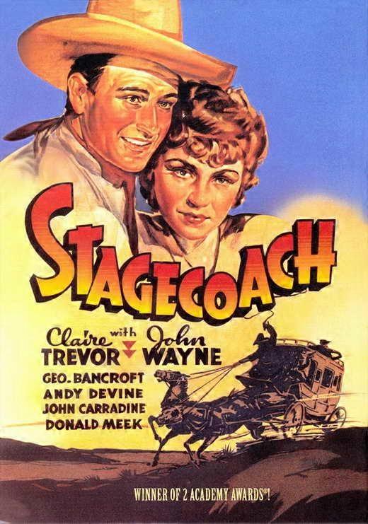 Stagecoach Film Afiş Baskı (27 x 40)