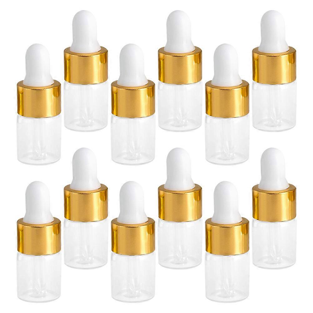 30Pcs Glass Essence Liquid Bottles Multi-function Empty Dropper Bottles