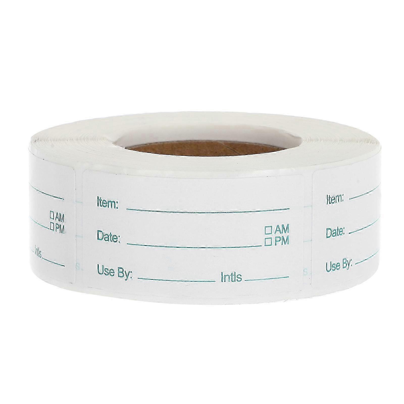 Removable Kitchen Pantry Labels Green Storage Containers Marking 1 Roll